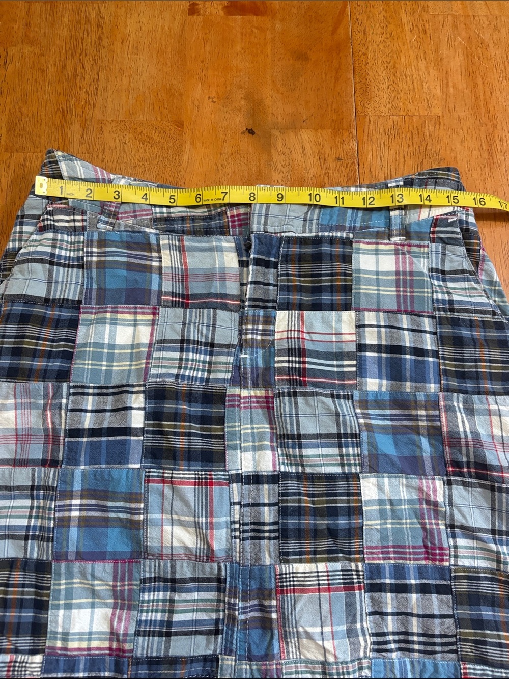 MERONA MADRAS PLAID SKIRT - Picture 7 of 8
